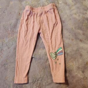 🌟$1 Bundled /Carter's Pink 12 Month Pants with Cloud Rainbow